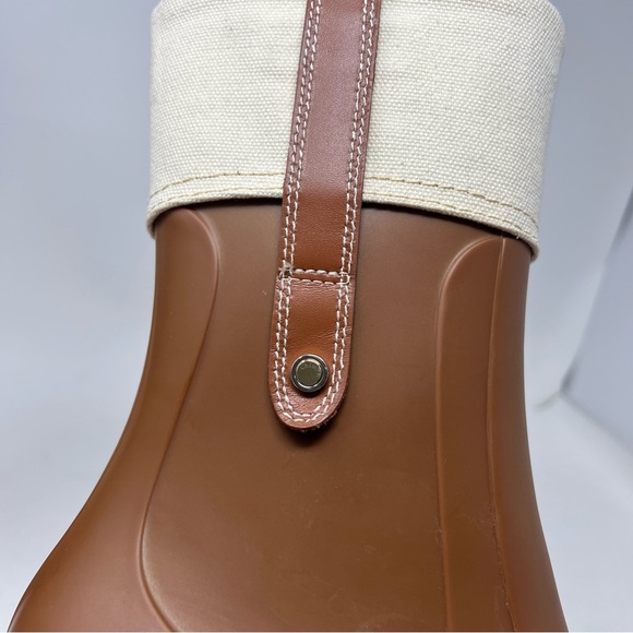 Chloe Betty Canvas Trim Rain Boot Size 38 or US 8 - Picture 9 of 14